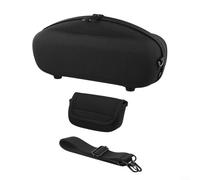 ComfyHarbor Custodia da viaggio in nylon con tracolla per altoparlante Bose per SoundLink Max, borsa protettiva per il trasporto per avventure all'aperto, nero, 31,5 x 21 x 12 cm
