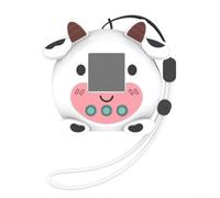 ComfyHarbor Custodia in silicone per giocattolo digitale interattivo Punirunes, custodia protettiva con cordino, guscio morbido antiurto, per un facile accesso ai pulsanti, bianco, 9,6 x 8,6 x 5,8 cm