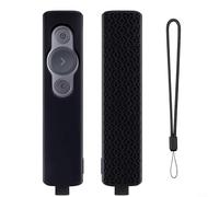 ComfyHarbor Custodia protettiva in silicone, per telecomando Logitech Spotlight, custodia morbida antiscivolo, con cordino, custodia antiurto, per Smart-Clicker, protezione contro le cadute (nero)