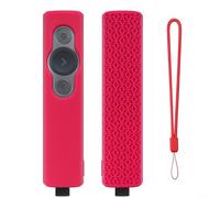 ComfyHarbor Custodia protettiva in silicone, per telecomando Logitech Spotlight, custodia morbida antiscivolo, con cordino, custodia antiurto, per Smart-Clicker, protezione contro le cadute (rosso)