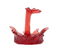 ComfyHarbor Espositore per vino rosso per spruzzi, unico supporto per bottiglie di vino in resina, con finitura lucida realistica, espositore creativo che sfida la gravità, per cucina, sala da pranzo