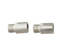 ComfyHarbor, Estensore per pedivella da 20 mm, in lega 6061, per CNC, per mountain bike e ciclismo su strada, regolazione del fattore Q, posizione ampia, grigio argento, nero (argento)