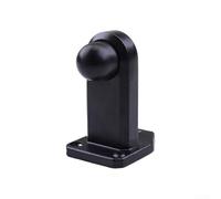 ComfyHarbor Fermaporta resistente, protezione da parete in acciaio inossidabile 304, anti-collisione, con paraurti in silicone, limitatore per porta ammortizzante per porte in vetro del bagno