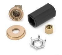 ComfyHarbor Flo-Torq II Kit Hub Elica 835257Q1 835257K1 Gomma Rame Acciaio Inox Per Mercury Per Mariner Per MerCruiser Per Alpha One Sterndrives 60-300HP 15 Denti Splines
