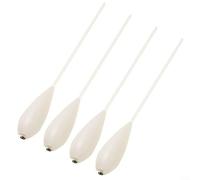 ComfyHarbor Galleggianti da pesca in acrilico, per bombarda Carp Inline Controller, 15/30 g, design aerodinamico ponderato per lanci a lunga distanza, colore bianco argento per surf fiume lago mare