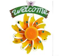 ComfyHarbor Girasole Metallico da per giardino 122cm per vortice Eolico Girasole