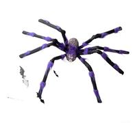 ComfyHarbor Grande giocattolo aracnide viola, 120 cm, per feste spaventose | Dimensioni giganti di 1,2 m, sorprendente per impatto visivo, dettagli realistici, perfetto per case infestate