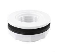 ComfyHarbor Hayward SP1023, bulbo oculare filettato da 3,8 cm con dado di bloccaggio e guarnizione, parte di ricambio a prova di perdite per piscine fuori terra in vinile o fibra di vetro