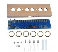 ComfyHarbor IN14 Nixie Tube Digital Clock Kit fai da te, display elettronico a 6 cifre, con retroilluminazione a LED RGB 24 ore Scheda PCB