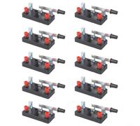 ComfyHarbor Interruttore a coltello SPST e SPDT, accessori per aule elettriche, esperimenti fisici, laboratori, terminale a vite sicuro, design educativo (nero)