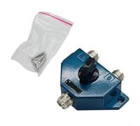 ComfyHarbor Interruttore coassiale, per interruttore coassiale a 2 posizioni 1.8-600 MHz strumento antenna manuale, con connettore UHF femmina SO239, alloggiamento in lega di zinco, classificato IP54