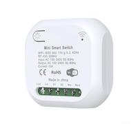 ComfyHarbor Interruttore WiFi con telecomando wireless RF433, compatibile con la voce per Alexa, programmazione timer app, modulo interruttore compatto per automazione domestica per illuminazione