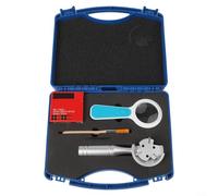 ComfyHarbor Kit 3-in-1 rotante per collaudo con lame in acciaio inox da 1 mm, 2 mm, 3 mm, manico in alluminio per la valutazione del rivestimento per standard ASTM D3359 in custodia da trasporto