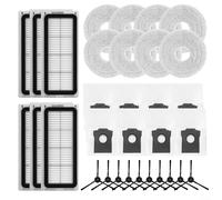 ComfyHarbor Kit completo di ricambio per Cecotec per Conga per X50 e per serie X-TREME, con filtri, panni in microfibra, sacchetti per la polvere e spazzole laterali per un'efficace cura del pavimento