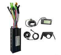 ComfyHarbor Kit controller bici elettrica 36V 48V 30A sistema sinusoidale con display LCD GD01 8 Magnet PAS Sensor Throttle, per motore 750W 1000W