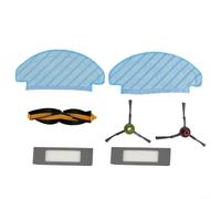 ComfyHarbor Kit di accessori per aspirapolvere robot per Deebot N10 e N10 Plus, include spazzola a rullo principale, 2 spazzole laterali, 2 panni mocio, filtri ad alta efficienza,