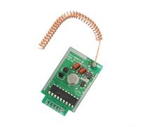 ComfyHarbor Kit modulo trasmettitore wireless 433 MHz, telecomando RF a lungo raggio 4 km per elettronica fai da te, funzionamento DC 9 V, dimensioni compatte 49 x 30 mm per progetti open space