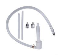 ComfyHarbor Kit olio per ingranaggi inferiore con adattatore girevole da 3/8", adattatori da 8 mm e 10 mm per motori fuoribordo marini, adatto a bottiglie da quarto standard, 8 CC per