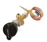 ComfyHarbor Kit valvola di controllo di sicurezza a gas propano a bassa pressione con termocoppia, per sistema di protezione da guasto di fiamma del camino del riscaldatore del patio esterno