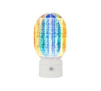 ComfyHarbor Lampada proiettore 3D con aurora rotante con luce soffusa dimmerabile, batteria ricaricabile USB da 1800 mAh, luce notturna in ABS acrilico per atmosfere romantiche in camera da letto