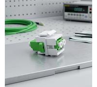 ComfyHarbor LC accoppiatore modulo 4 pezzi set per OS1 OS2 singolo modo cavo in fibra ottica interconnessione con per compatibilità APC (grigio)