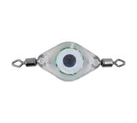 ComfyHarbor Luce LED per pesca subacquea con flash multicolore, lampada esca compatta e impermeabile per attirare pesci in mare o in acqua dolce, dimensioni 4,5 x 1,5 cm (colore nero)