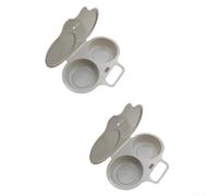 ComfyHarbor Macchina per uova fritte al vapore, 2 pezzi, gadget da cucina | Per modalità di cottura versatili, cuoce a vapore patatine fritte uova, soddisfa diverse esigenze dietetiche per la colazione