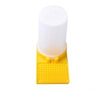 ComfyHarbor Mangiatoia per api per ingresso alveare, 0,5 l, dispenser in plastica per miele e zucchero, con abbeveratoio allargato per annegamento e rapina, strumento per apicoltura per