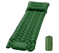 ComfyHarbor Materassino gonfiabile leggero da campeggio con kit di riparazione per la pace della mente nelle avventure (blu navy)