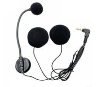 ComfyHarbor Microfono per cuffie da moto con cavo rigido e cavo flessibile, set audio da 77 cm per sistema di interfono Cardo, asta per microfono con cancellazione del rumore trasparente per