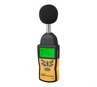 ComfyHarbor Misuratore di livello sonoro digitale, tester di rumore 30-130dB, con display LCD, risposta veloce/lenta, misuratore decibel portatile, per, ufficio, monitoraggio dell'ambiente