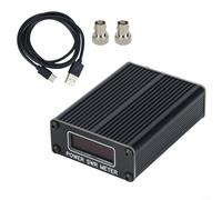 ComfyHarbor Misuratore di potenza digitale SWR, con schermo in metallo HF onde corte onde stazionarie Meter Wave, interfaccia di ricarica USB 1.6MHz-30MHz
