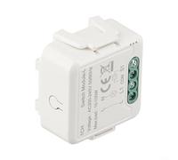 ComfyHarbor Modulo interruttore della luce 230 V nessun cavo neutro richiesto controllo vocale compatibile con app Life per automazione domestica 39,2 x 39,2 x 18 mm (1CH)