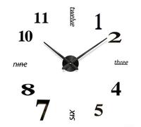 ComfyHarbor Orologio da parete 3D fai da te, silenzioso, senza cornice, in acrilico, grande, 50-70 cm, arte moderna per soggiorno, camera da letto, ufficio, cucina, decorazione per la casa, facile da