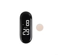 ComfyHarbor Orologio digitale per scooter elettrico e mountain bike, display sensibile al tocco con numeri retroilluminati, corpo compatto in lega, veicolo leggero da 38 g, nero (ellisse)