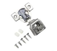 ComfyHarbor Overlay - Cerniere a scomparsa compatte a 6 vie, con viti regolabili e finitura in acciaio inox resistente, per armadi da cucina, protezione (3,8 cm)