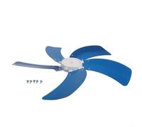 ComfyHarbor Pala del ventilatore elettrico in alluminio da 45,7 cm, design a 5 pale con base di copertura del dado, parte di ricambio a basso rumore ad alta resistenza per supporti domestici o