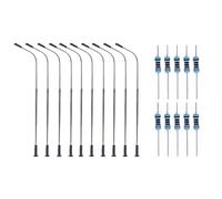 ComfyHarbor Pali leggeri del metallo del treno del modello della scala O, Lampade stradali cablate del LED per il layout della costruzione ferroviaria, 210Mm Altezza Rame Lampade 3V-12V Accessori