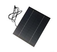 ComfyHarbor Pannello di ricarica solare da 6 W 12 V con cavo da 1 m e connettore USB-C per il monitoraggio di fotocamere e luci a bassa tensione