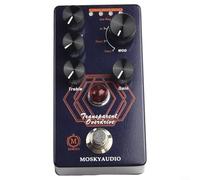 ComfyHarbor Pedale trasparente Overdrive per chitarra, 4 modalità TIMMY VEMURAM JAN per circuito RAY, controlli di guadagno dei bassi del volume, alimentazione DC9V per effetti chitarra elettrica