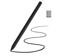 ComfyHarbor Penna magnetica EMR per notevole 2 con 4096 livelli di pressione, 5 punte sostituibili, tecnologia Palm Reject, stilo nero ABS (16 cm) - perfetta per disegnare e prendere appunti (nero)