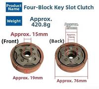 ComfyHarbor per attrezzo Bloccaggio per pistone per Motori 3PC 4PC per(4 throwing blocks (inner diameter 15-15))