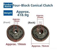 ComfyHarbor per attrezzo Bloccaggio per pistone per Motori 3PC 4PC per(4 throwing blocks (inner diameter 12-14))