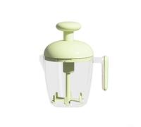 ComfyHarbor Per frusta manuale semi automatica per uova, miscelatore manuale a spinta con beccuccio filtro integrato, lame rotanti e manico ergonomico per attività di cottura (verde/1 pezzo)