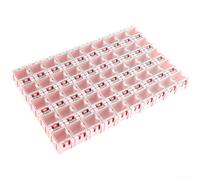 ComfyHarbor Per scatole di immagazzinaggio di componenti SMD, kit di custodia elettronica in plastica con bordo elastico per resistori, condensatori e piccole parti, contenitore organizzato per