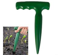 ComfyHarbor Perforatrice per terreno per giardinaggio, in plastica PP a forma di cono per semina e trapianto accurati, strumento di coltivazione di germogli di verdure per vivaio (verde scuro)