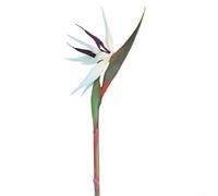 ComfyHarbor Pianta artificiale uccello del paradiso, fiori tropicali artificiali, per casa, giardino, decorazione per matrimoni, interni, ufficio, hotel, feste, eventi (tromba blu)