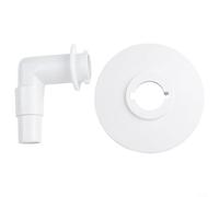 ComfyHarbor Piastra di aspirazione per skimmer per piscina, adattatore da 15 cm, con gomito a 90°, per Hayward, per nuoto, per HYDRO Tools 8939 8940, adatto per tubo flessibile da 3,8 cm e 3,8 cm