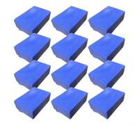 ComfyHarbor Pietra Lavica BBQ 12pz Detergente Griglia Anti-Graffio(Blue) | Foamed glass, no scratches on metal or per tile, removes grease and rust instantly, safe for cast iron