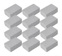 ComfyHarbor Pietra Lavica BBQ 12pz Detergente Griglia Anti-Graffio(Gray) | Foamed glass, no scratches on metal or per tile, removes grease and rust instantly, safe for cast iron